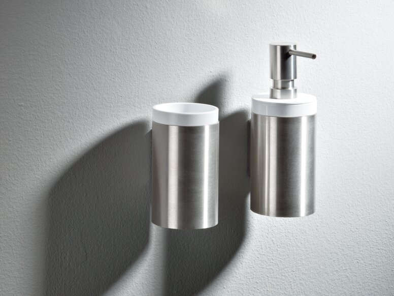 Soap dispenser and tumbler